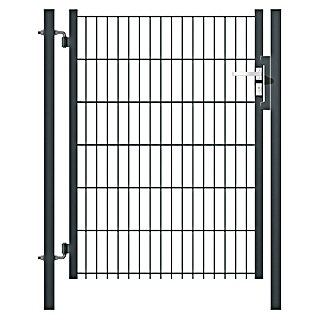 Hadra Zauntor Small (1,03 x 1 m, Anthrazit, Metall)