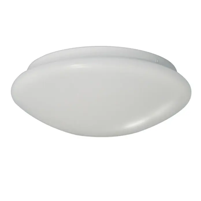 Tween Light LED-Deckenleuchte rund Eco - 11,5 W, Ø x H: 26 x 8,5 cm, Opal/Weiß, Warmweiß - Nahaufnahme einer eleganten, weißen Deckenleuchte, die ein sanftes, diffuses Licht verspricht. Perfekt für moderne Wohnräume.