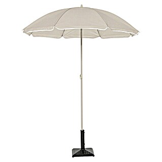 Sunfun Strandparasol (Taupe, Diameter bekleding: 180 cm)