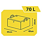 Funda Taurus (70 l, Gris/Amarillo, Polipropileno) | BAUHAUS