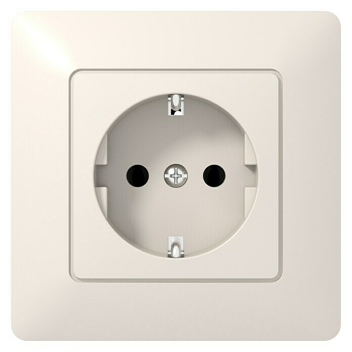 Voltomat MIKRO Stopcontact met afdekraam (Elektrowit, Enkelvoudig, Inbouw) | BAUHAUS
