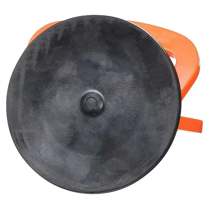 Rolmovil Ventosa - Diámetro: 12 cm, Naranja, Carrocerías - Ventosa de goma negra con mango de plástico naranja.