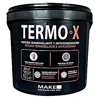 Pintura térmica y anticondensación Termo-X (Blanco, Mate, 10 l)