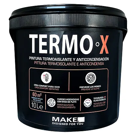 Pintura térmica y anticondensación Termo-X