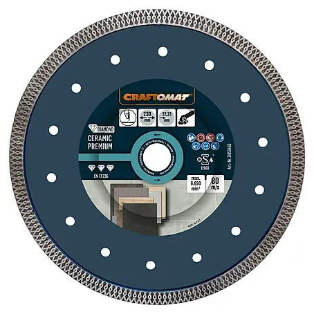 Craftomat  Diamant-Trennscheibe Ceramic Premium