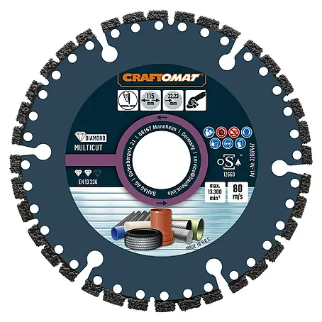 Craftomat  Diamant-Trennscheibe Multicut