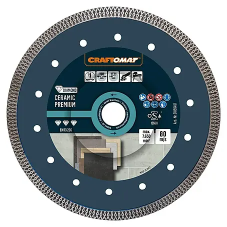 Craftomat  Diamant-Trennscheibe Ceramic Premium