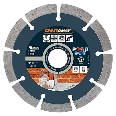 Craftomat  Diamant-Trennscheibe Beton Expert