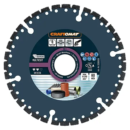 Craftomat  Diamant-Trennscheibe Multicut
