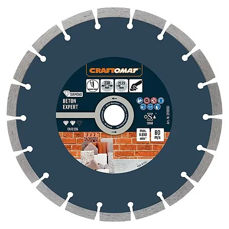 Craftomat  Diamant-Trennscheibe Beton Expert