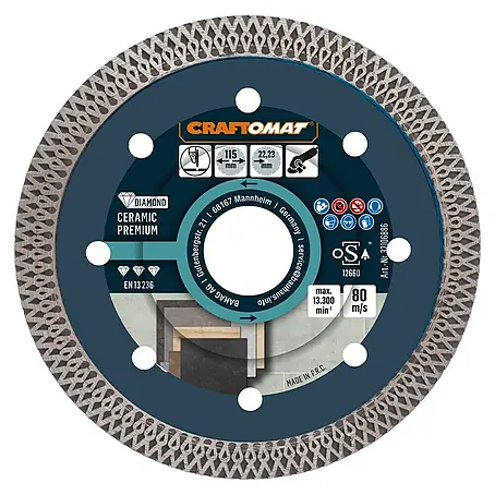 Craftomat  Diamant-Trennscheibe Ceramic Premium