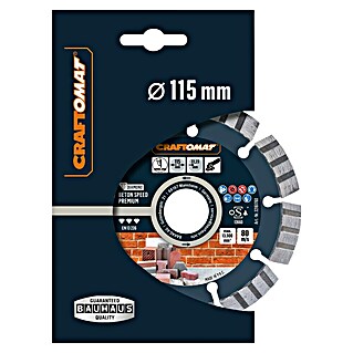 Craftomat Dijamantna rezna ploča Beton Speed (Promjer rezne ploče: 115 mm, 1 Kom.)