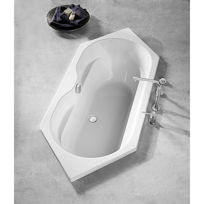 Camargue Badewanne Sete (L x B: 190 x 80 cm, Sanitäracryl)