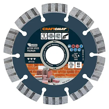 Craftomat  Diamant-Trennscheibe Beton Speed Premium