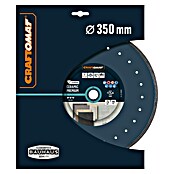 Craftomat Diamantna rezalna plošča za keramiko Ceramic Premium  (Premer diska: 350 mm, Izvrtina: 25,4 mm - 30 mm) | Rezalni diski | Dodatki za kotne brusilnike | Dodatna oprema za stroje | Orodja in stroji | Izdelki | BAUHAUS