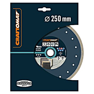 Craftomat Dijamantna rezna ploča Ceramic Premium (Promjer rezne ploče: 250 mm, Provrt: 25,4 mm - 30 mm)