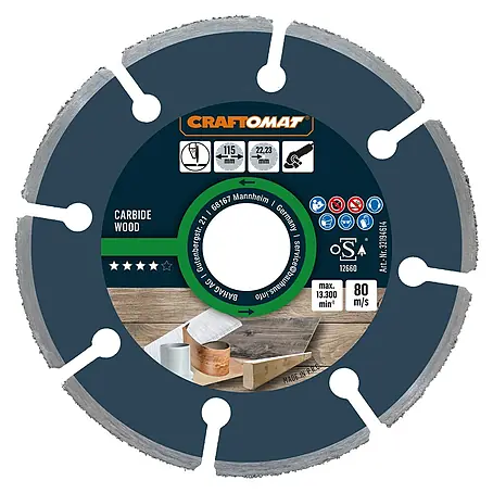 Craftomat  Trennscheibe Carbide Wood