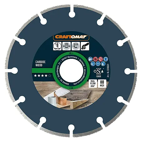 Craftomat  Trennscheibe Carbide Wood