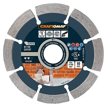 Craftomat  Diamant-Trennscheibe Beton Expert