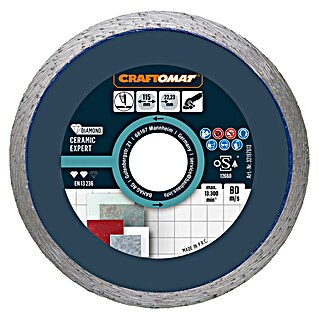 Craftomat Diamant-Trennscheibe Ceramic Expert (Durchmesser Scheibe: 115 mm, 1 Stk.)