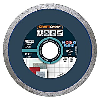 Craftomat Diamant-Trennscheibe Ceramic Expert (Durchmesser Scheibe: 125 mm, 1 Stk.)