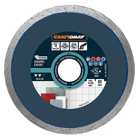 Craftomat  Diamant-Trennscheibe Ceramic Expert