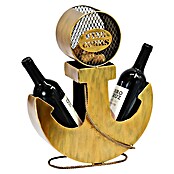 Weinregal Anker (L x B x H: 40 x 12 x 33 cm, Gold) | BAUHAUS
