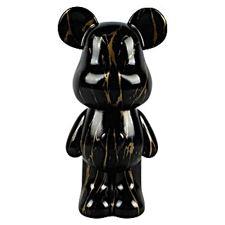 Dekofigur Schwarzbär (L x B x H: 14 x 11 x 25 cm, Schwarz)