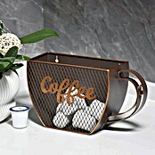 Hängeaufbewahrung Gold (B x L: 30 x 16 cm, Gold, Motiv: Coffee) | BAUHAUS