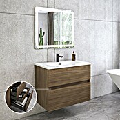 Disbain Conjunto de mueble de baño Kuntur (80 cm, Nogal italiano) | BAUHAUS