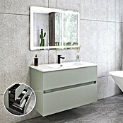 Disbain Conjunto de mueble de baño Kuntur (100 cm, Verde té) | BAUHAUS