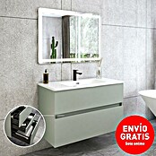 Disbain Conjunto de mueble de baño Kuntur (100 cm, Verde té) | BAUHAUS