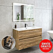 Disbain Conjunto de mueble de baño Kuntur (Ancho: 100 cm, Palisandro, 3 pzs.) | BAUHAUS