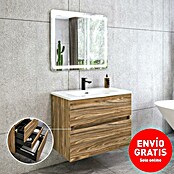 Disbain Conjunto de mueble de baño Kuntur (80 cm, Palisandro) | BAUHAUS