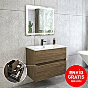 Disbain Conjunto de mueble de baño Kuntur (80 cm, Nogal italiano) | BAUHAUS