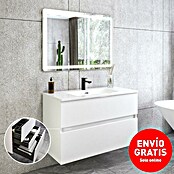 Disbain Conjunto de mueble de baño Kuntur (Ancho: 100 cm, Blanco, 3 pzs.) | BAUHAUS