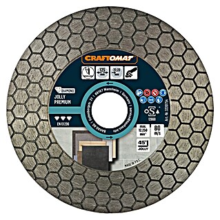 Craftomat Diamant-Trennscheibe Jolly Premium (Durchmesser Scheibe: 125 mm, 1 Stk.)