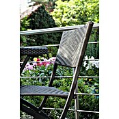 Sunfun Neila Gartenstuhl (Breite: 46 cm, Polyrattan, Klappbar)