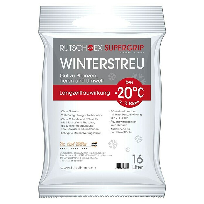 Winterstreu Rutsch-Ex Supergrip (16 l, Salzfrei, Chloridfrei) | BAUHAUS