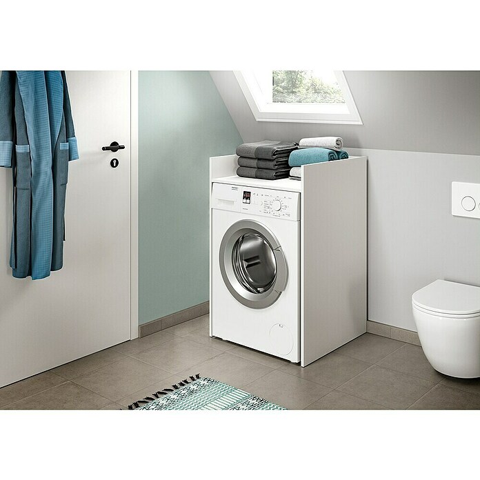 xonox.home Free Waschmaschinenregal (L x B x H: 60 x 60 x 101 cm, Weiß) | BAUHAUS