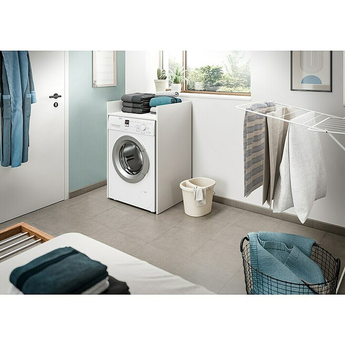 xonox.home Free Waschmaschinenregal (L x B x H: 60 x 60 x 101 cm, Weiß) | BAUHAUS