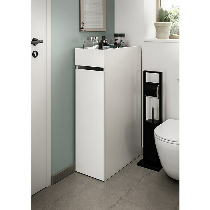 xonox.home Free Midischrank (B x T x H: 29 x 60 x 101 cm, Weiß, Matt) | BAUHAUS