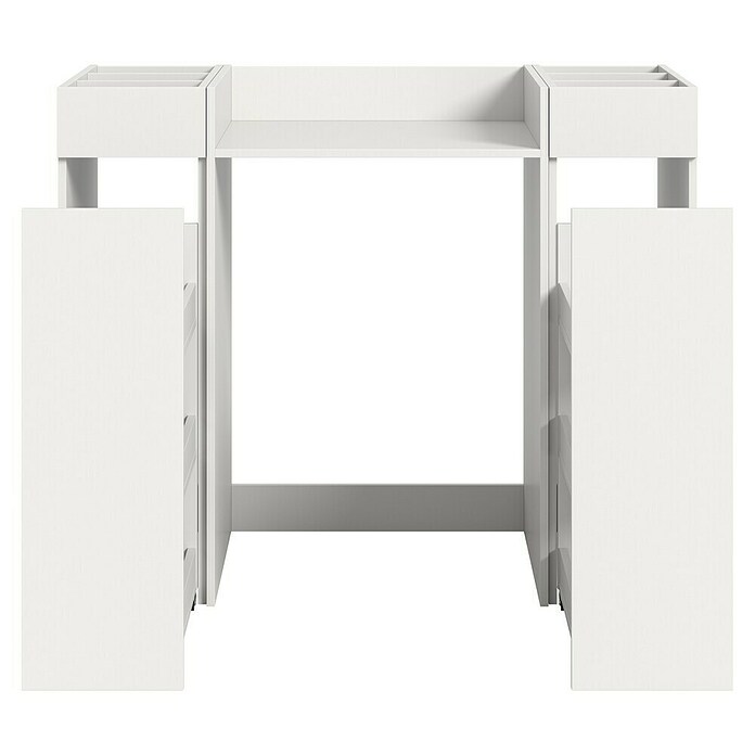 xonox.home Free Waschmaschinenregal (L x B x H: 60 x 124 x 101 cm, Weiß) | BAUHAUS