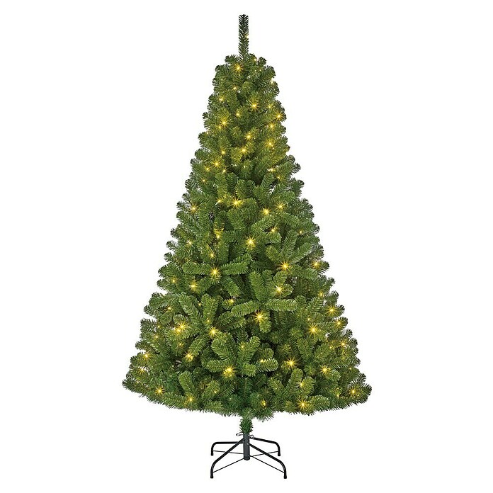 Black Box Trees Kunstkerstboom CHARLTON met LED (Hoogte: 185 cm, Groen) | BAUHAUS