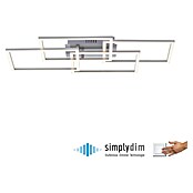 Just Light LED-Deckenleuchte Iven (38 W, L x B x H: 34,5 x 70 x 9,5 cm, Stahl, Warmweiß) | BAUHAUS