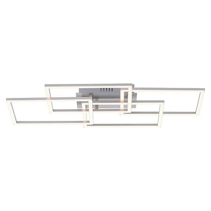 Just Light LED-Deckenleuchte Iven (38 W, L x B x H: 34,5 x 70 x 9,5 cm, Stahl, Warmweiß) | BAUHAUS