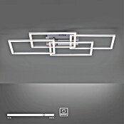 Just Light LED-Deckenleuchte Iven (38 W, L x B x H: 34,5 x 70 x 9,5 cm, Stahl, Warmweiß) | BAUHAUS