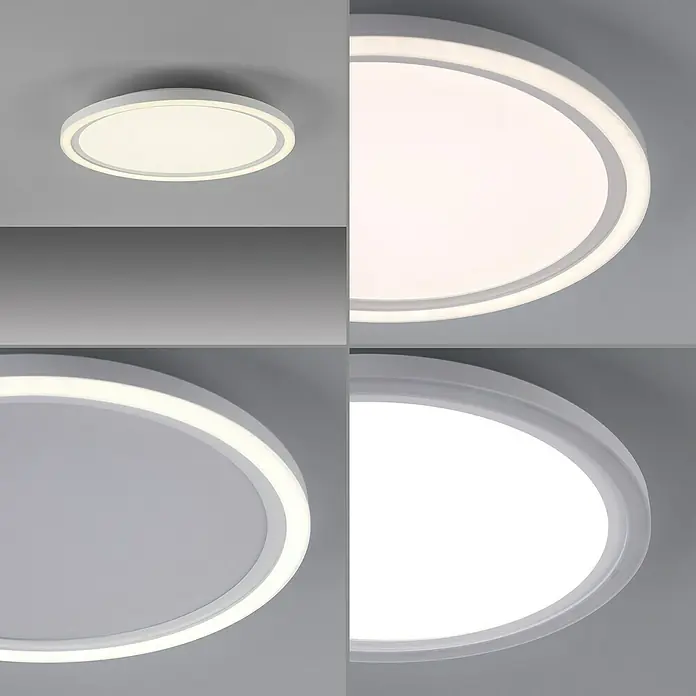 Just Light LED-Deckenleuchte Bedging - 27 W, Weiß, Warmweiß - Elegante LED-Deckenleuchte mit modernem Design. Die perfekte Beleuchtung für jeden Raum, dank ihres stilvollen Aussehens und der hellen, effizienten LEDs.