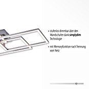 Just Light LED-Deckenleuchte Iven (38 W, L x B x H: 34,5 x 70 x 9,5 cm, Stahl, Warmweiß) | BAUHAUS