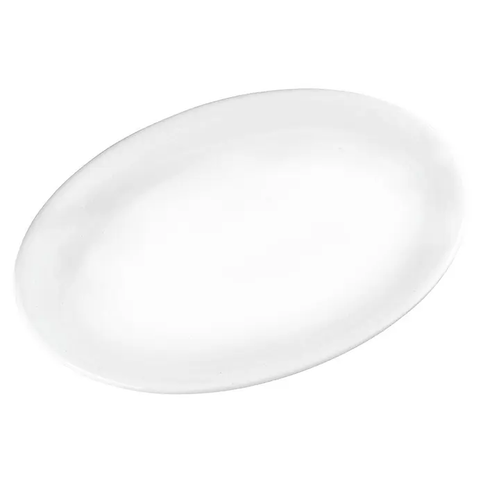 Venus Pure White Seifenschale - Keramik, Weiß - Elegante, ovale, weiße Servierplatte aus Porzellan, ideal für stilvolles Anrichten von Speisen bei festlichen Anlässen oder im Alltag.